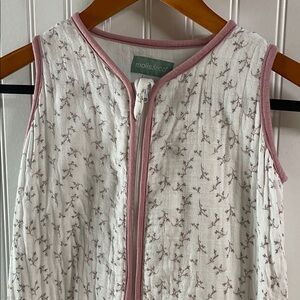 Molis&Co Sleeping Jumpsuit Floral Pink White Girls xxl